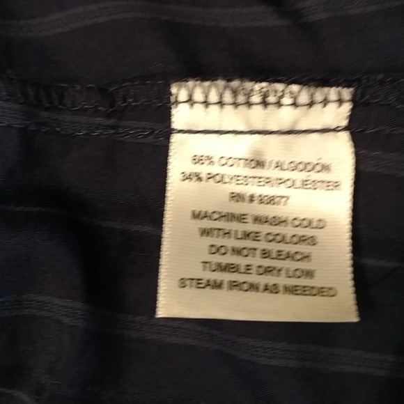 a.n.a Striped Blouse with Gathered Sleeves - Picture 4 of 7